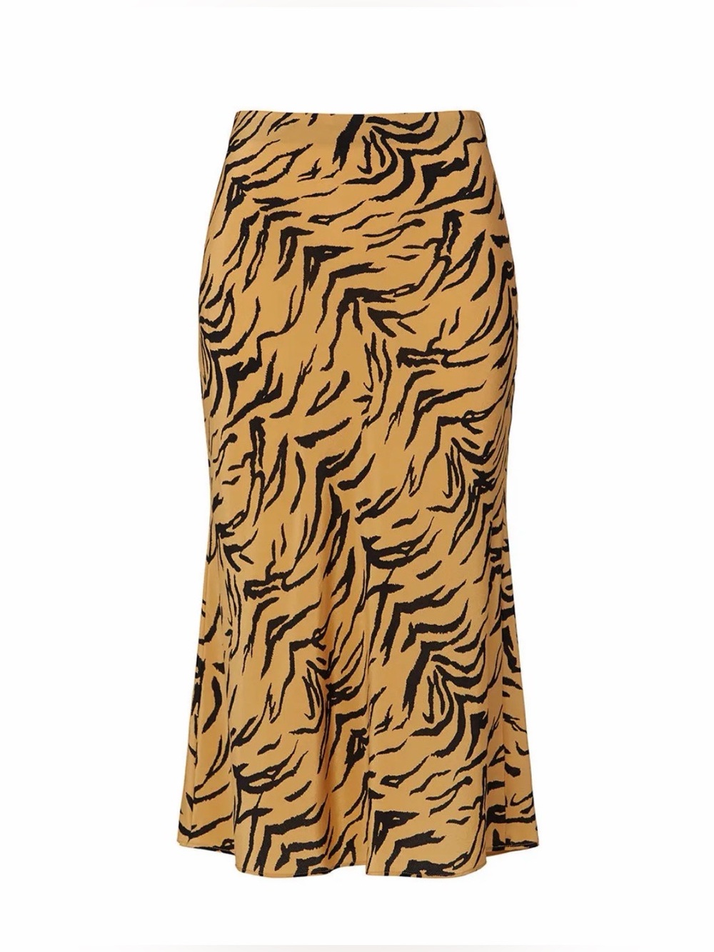 Madewell Animal Print Midi Skirt